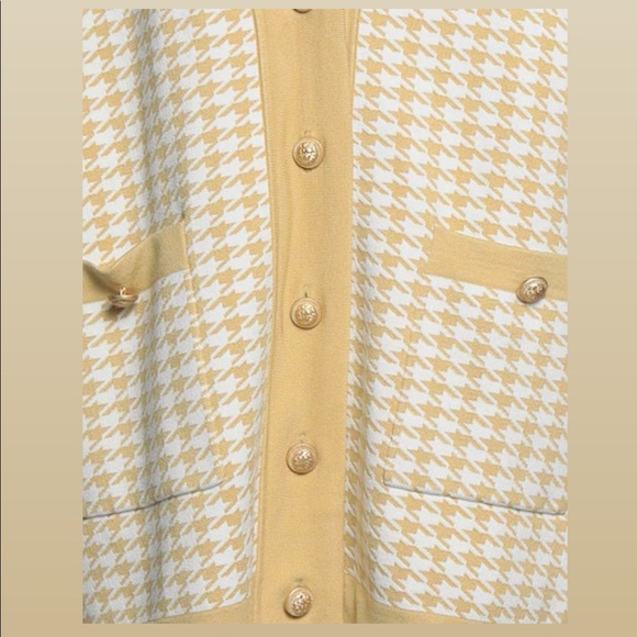Sandro Dane Oversized Houndstooth Cardigan - Picture 4 of 7